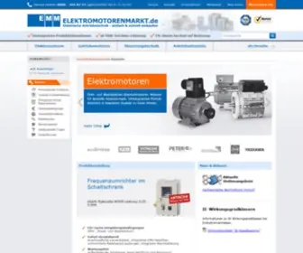 Elektromotorenmarkt.de(EMM) Screenshot