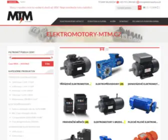 Elektromotory-MTM.cz(MTM Elektropohony) Screenshot