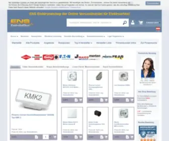 Elektronetshop.de(Elektroartikel Shop Elektro Handel) Screenshot