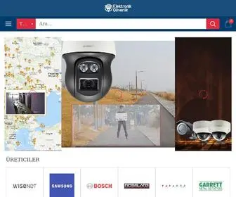 Elektronik-Guvenlik.com(SECURITURK Elektronik Güvenlik Sistemleri e) Screenshot