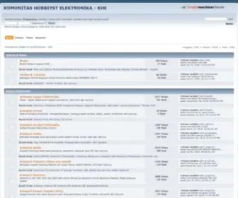 Elektronika.web.id(KOMUNITAS HOBBIYST ELEKTRONIKA) Screenshot