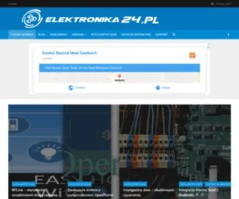 Elektronika24.pl(Elektronika, inteligentny dom, Arduino, kursy) Screenshot