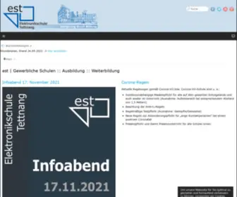 Elektronikschule.de(Fachschule für Technik) Screenshot