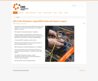 Elektronmusikstudion.se(EMS Stockholm) Screenshot