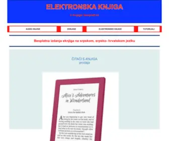 Elektronskaknjiga.com(Elektronska knjiga) Screenshot