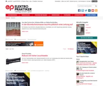 Elektropraktiker.de(Aktuelles) Screenshot