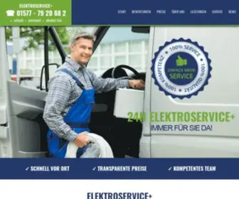 Elektroservice-Plus.de(Elektro-Notdienst) Screenshot