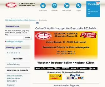 Elektroservice-Shop.de(Jetzt schnell und günstig bestellen ➝ Onlineshop) Screenshot