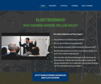 Elektrosmog-Vortrag.ch(Elektrosmog Vortrag) Screenshot