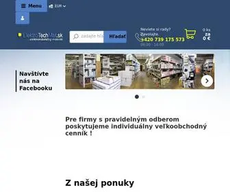 Elektrotechmat.sk(Elektroinštalačný) Screenshot