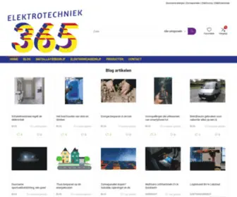 Elektrotechniek365.nl(Duurzame energie) Screenshot