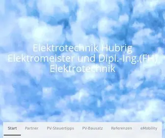 Elektrotechnikhubrig.de(Elektrotechnik Hubrig) Screenshot