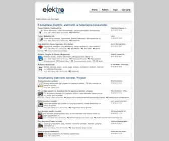 Elektrotekno.com(Elektronik ve Teknoloji Merkezi) Screenshot