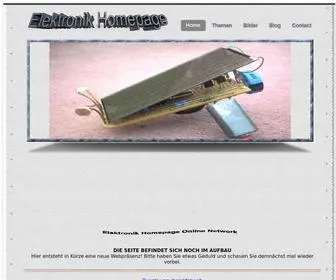Elektroweb.net(Elektronik Homepage Online Network) Screenshot