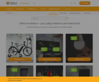 Elektrumveikals.lv(Efektīvas un kvalitatīvas elektropreces un to risinājumus mājoklim meklējiet) Screenshot