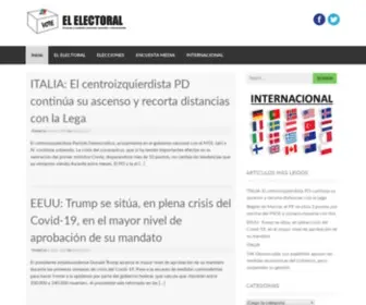 Elelectoral.com(El Electoral) Screenshot