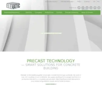 Elematic.com(Elematic precast technology) Screenshot