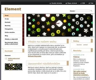 Element-Zemelod.cz(Element) Screenshot