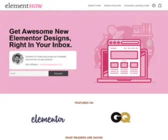 Element.how(Learn Elementor) Screenshot