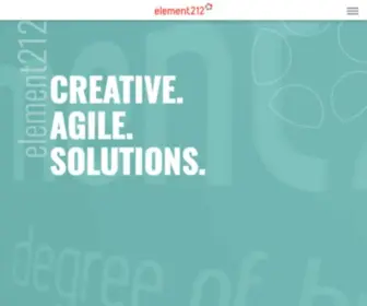 Element212.com(A digital marketing company near Indianapolis) Screenshot