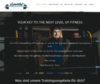 Elemental-Training.ch(Fitness Studio & Personal Trainer) Screenshot