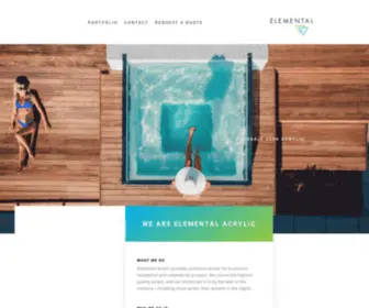 Elementalacrylic.com(Elemental Acrylic) Screenshot