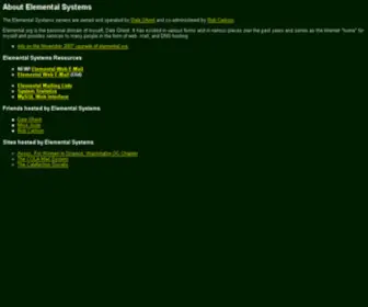 Elemental.org(Elemental Systems) Screenshot