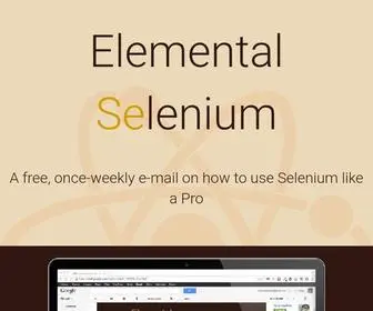Elementalselenium.com(Elemental Selenium) Screenshot