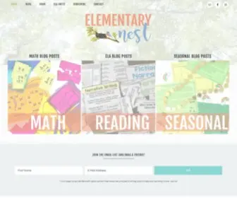 Elementarynest.com(Elementary Nest) Screenshot