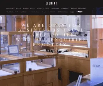 Elementbespokejewellery.com(Element Bespoke Jewellery) Screenshot