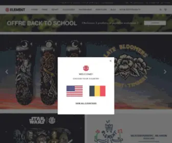 Elementbrand.be(Element Belgique) Screenshot