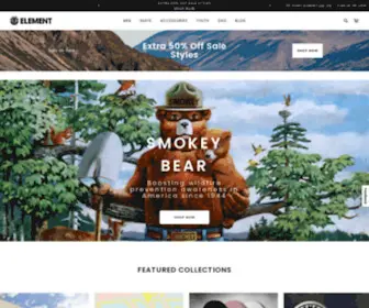 Elementbrand.com(Element) Screenshot
