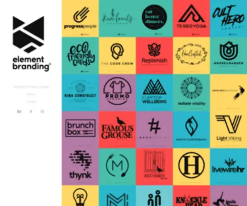 Elementbranding.co.nz(Element Branding & Graphic Design) Screenshot