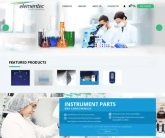 Elementec.ie(Elementec) Screenshot