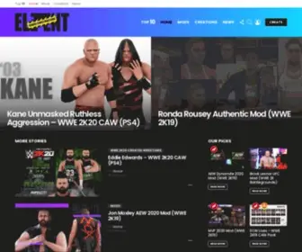 Elementgames.tv(A Useful WWE Games resource) Screenshot