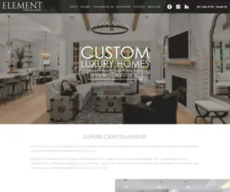 Elementhomebuilders.com(Home Builder) Screenshot