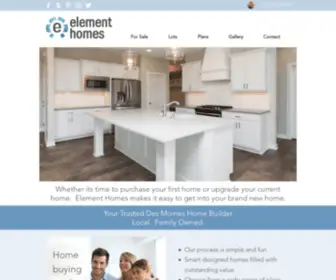 Elementhomes.com(Element Homes) Screenshot