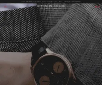Elementintime.com(Element iN Time NYC) Screenshot