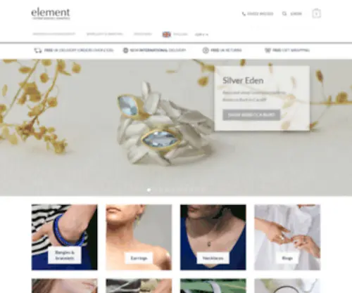 Elementjewellery.com(Element Jewellery) Screenshot