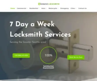 Elementlocksmith.com(Element Locksmith) Screenshot