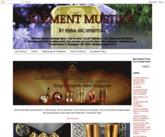Elementmustika.com(Element Mustika Spiritual) Screenshot