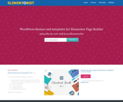 Elementorist.com(Elementorist) Screenshot