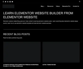 Elementor.website(Elementor Website) Screenshot