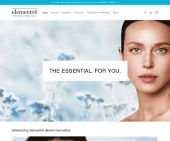 Elementre-Solutions.com(Dermo cosmetics) Screenshot