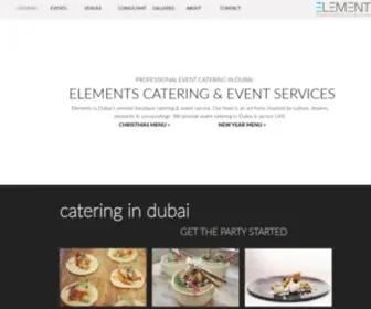 Elements.catering(Professional Event Catering In Dubai and UAE) Screenshot