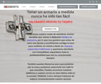 Elementsbcn.com(Armarios a medida en Barcelona) Screenshot