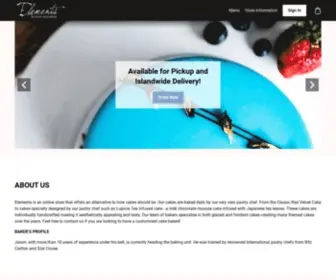 Elementscake.sg(FFL Elements Pte Ltd) Screenshot