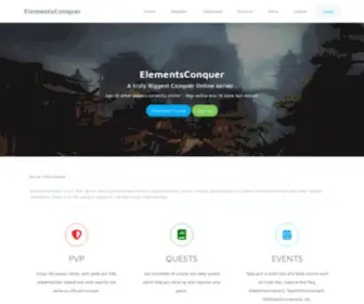 Elementsconquer.com(CarbonConquer) Screenshot