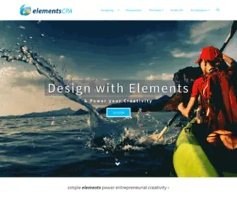 ElementscPa.com(Business & financial design for entrepreneurs) Screenshot