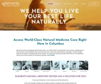 Elementsnatmed.com(Holistic Medical Clinic in Columbus Georgia) Screenshot